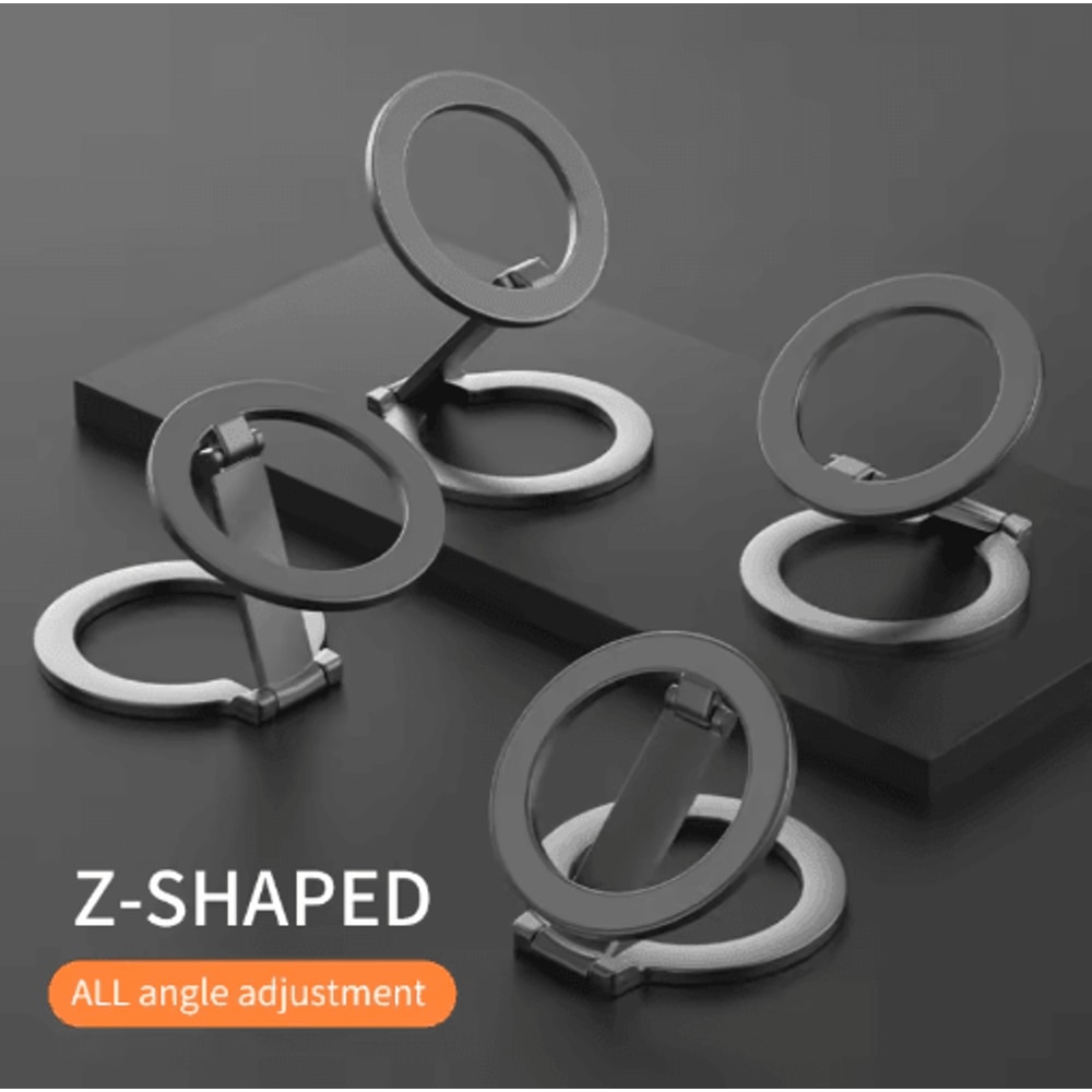 Magnetic Ring Phone Holder Foldable MagSafe Stand With DoubleSided Magnet 5