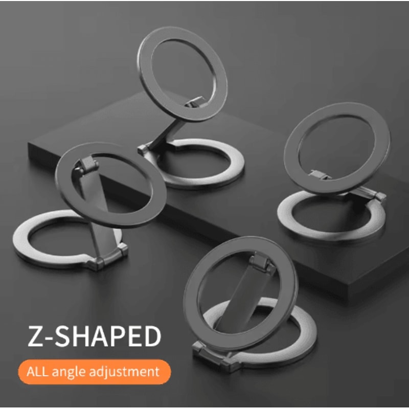 Magnetic Ring Phone Holder Foldable MagSafe Stand With DoubleSided Magnet 5