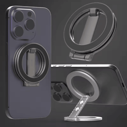 magnetic ring phone holder – foldable magsafe stand with double-sided magnet