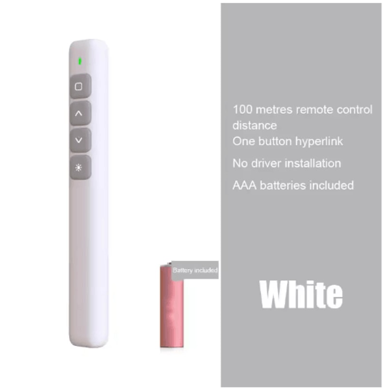 24GHz Wireless Presentation Remote PowerPoint Clicker With USB Receiver 3