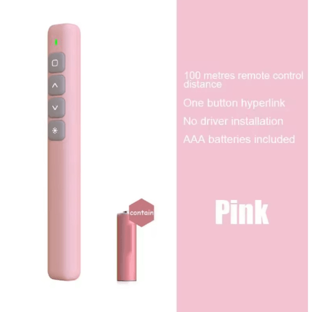 24GHz Wireless Presentation Remote PowerPoint Clicker With USB Receiver 5