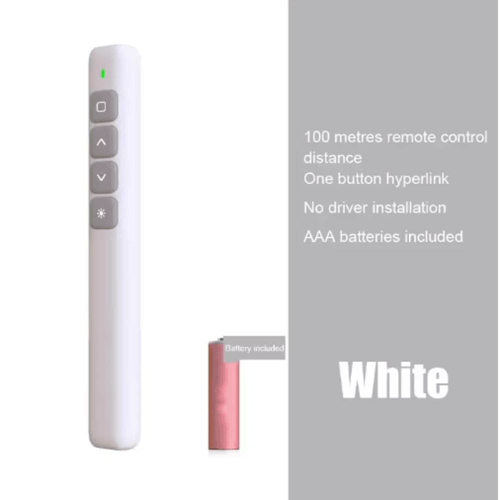 24GHz Wireless Presentation Remote PowerPoint Clicker With USB Receiver 6