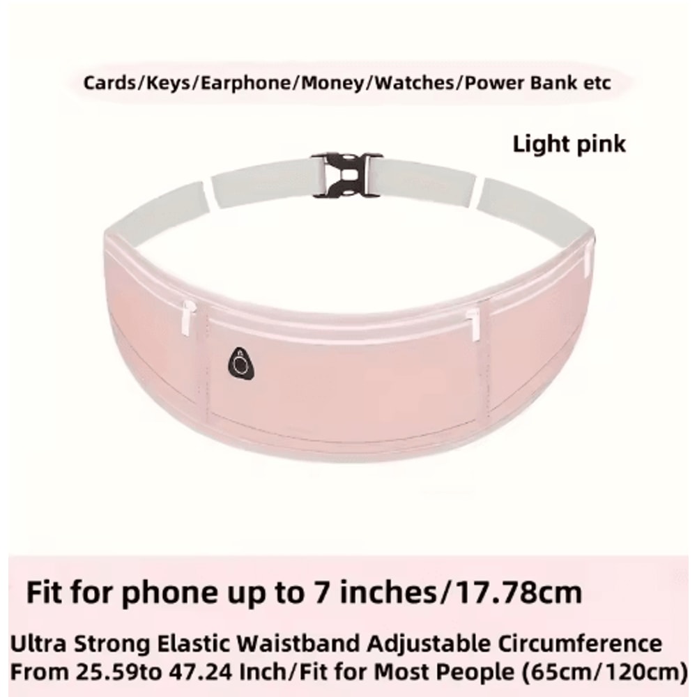 Waterproof DoublePocket Waist Pack Lightweight Sport Fanny Pack For Everyday Movement 2