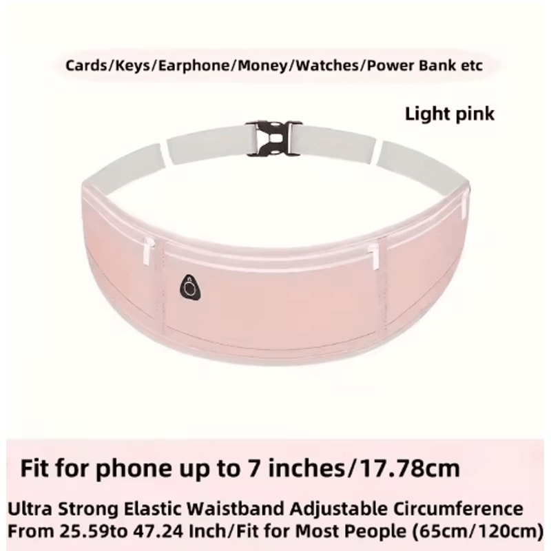 Waterproof DoublePocket Waist Pack Lightweight Sport Fanny Pack For Everyday Movement 2