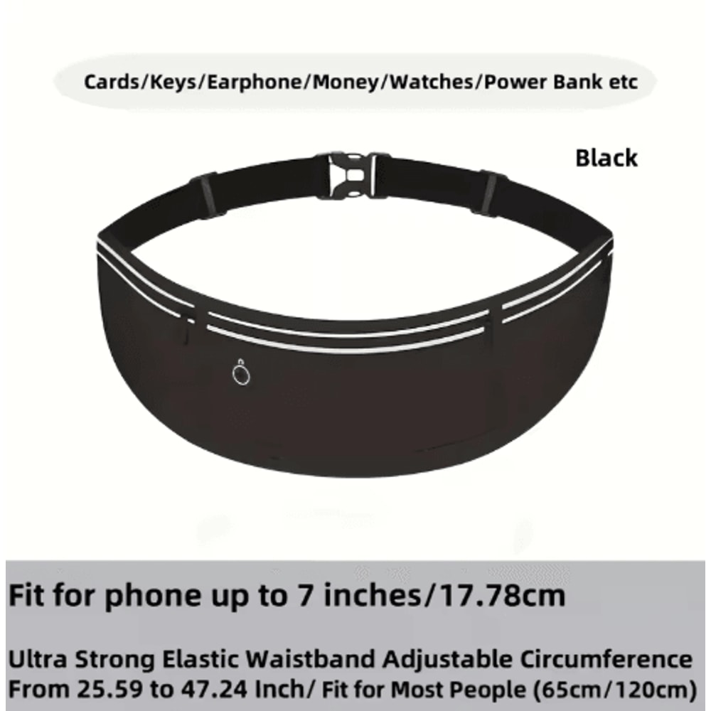 Waterproof DoublePocket Waist Pack Lightweight Sport Fanny Pack For Everyday Movement 3