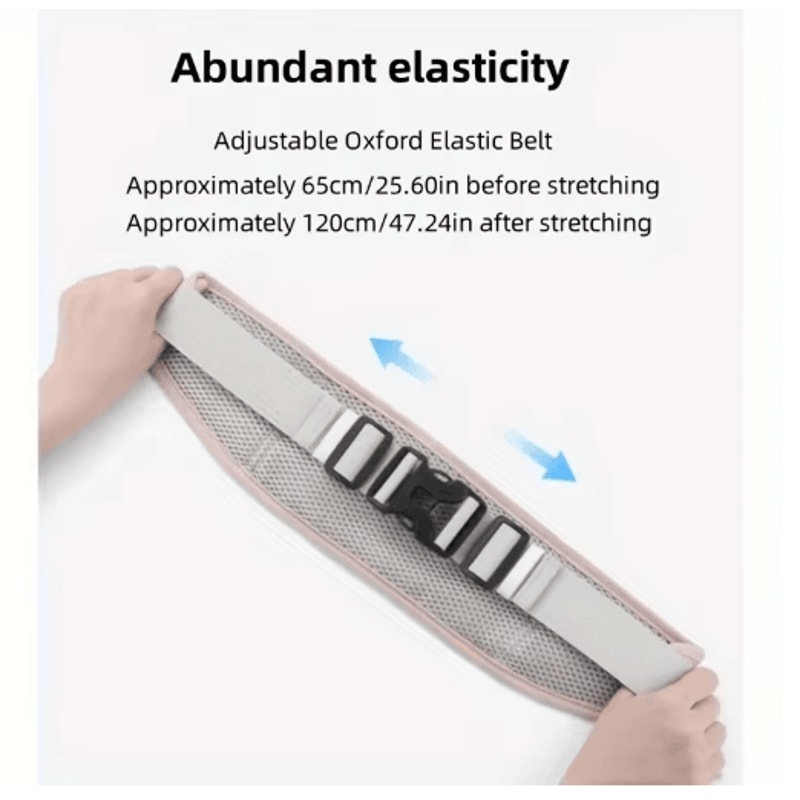 Waterproof DoublePocket Waist Pack Lightweight Sport Fanny Pack For Everyday Movement 6