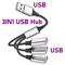 4Port USB TypeC Hub MultiPort USB Splitter For Fast Data Expansion 2