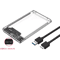 SATA To Type C External Hard Drive Enclosure 5Gbps USB Storage Case For HDD And SSD 3