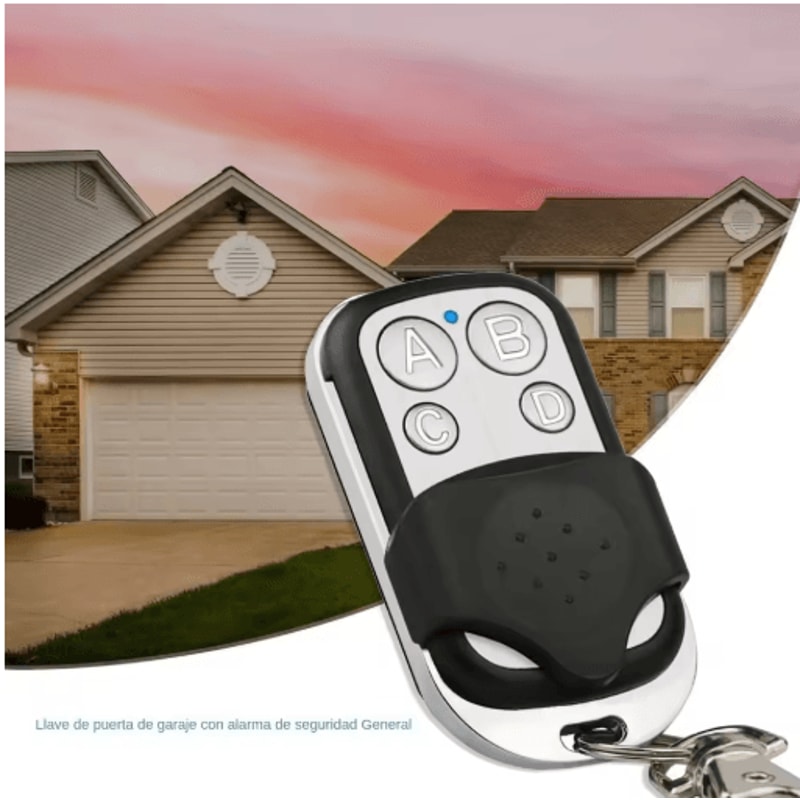 433MHz Cloning Remote Key Fob 43392MHz Duplicator For Gate And Garage Door Controls 3