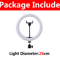 LED Selfie Ring Light With Phone Holder Portable Ring Lamp For Video Photography And YouTube 2