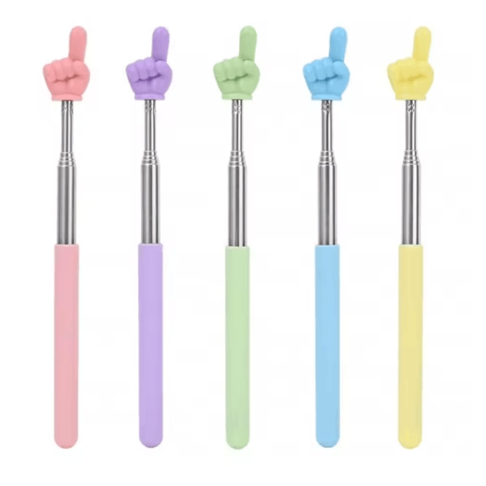 Telescopic Finger Pointer Stick Stainless Steel Teaching Pointer For Classroom And Office 11
