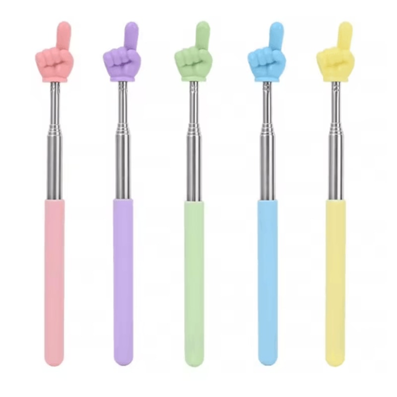 Telescopic Finger Pointer Stick Stainless Steel Teaching Pointer For Classroom And Office 11