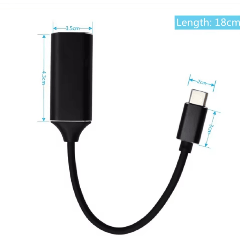 USB C To HDMI Cable Type C To HDMI 4K Adapter For Laptop PC And Smartphone 30Hz 3