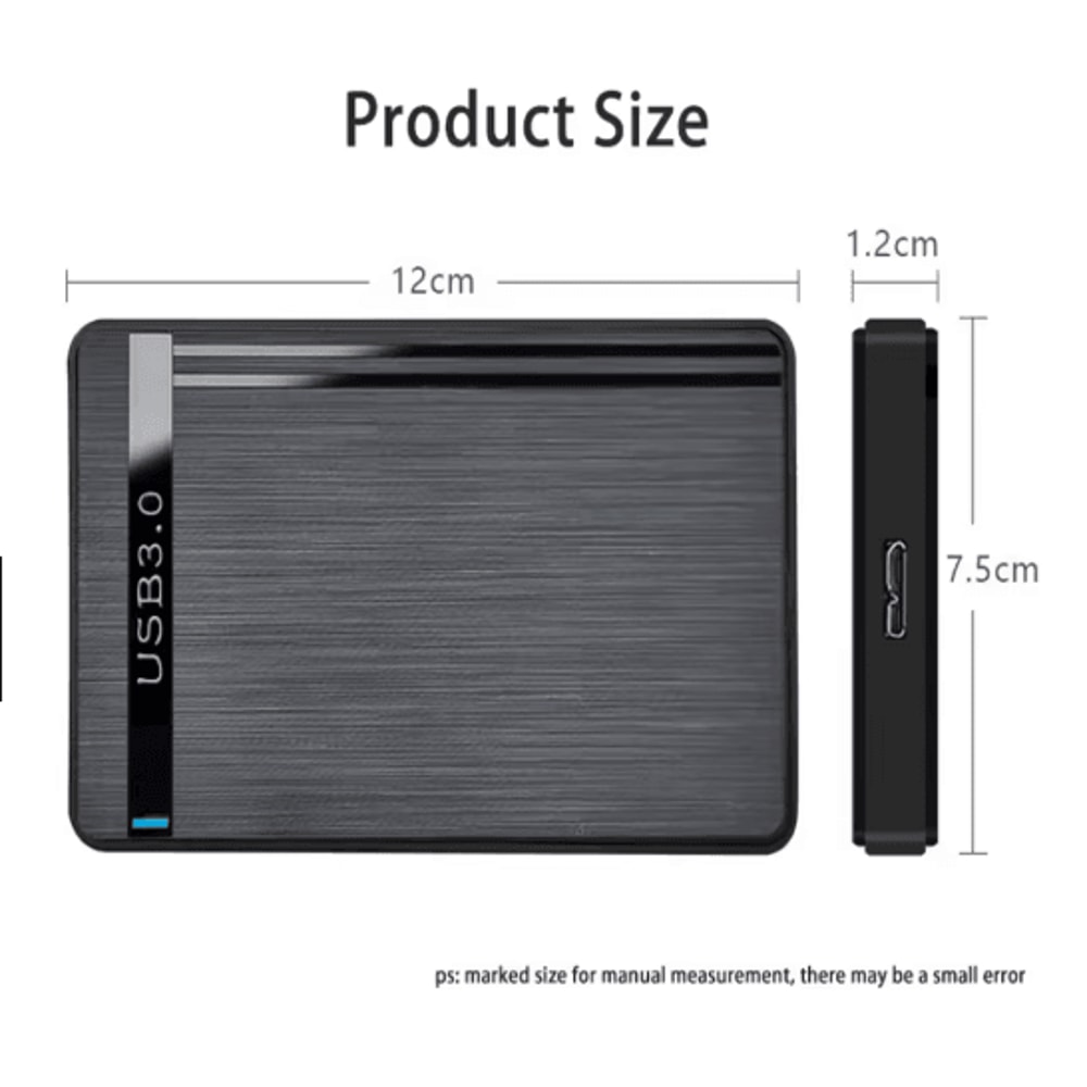 HDD Enclosure SATA To USB C External Hard Drive Case With USB Support 5Gb 5