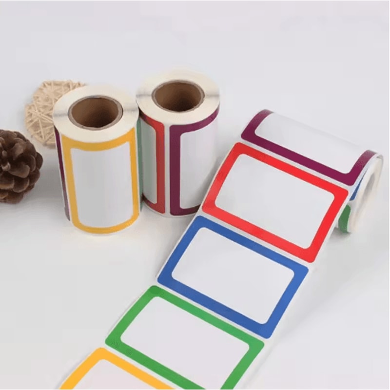 Colorful Blank Name Sticker Roll 250pcs Handwritten Labels For School Bottles And Classroom Use 6