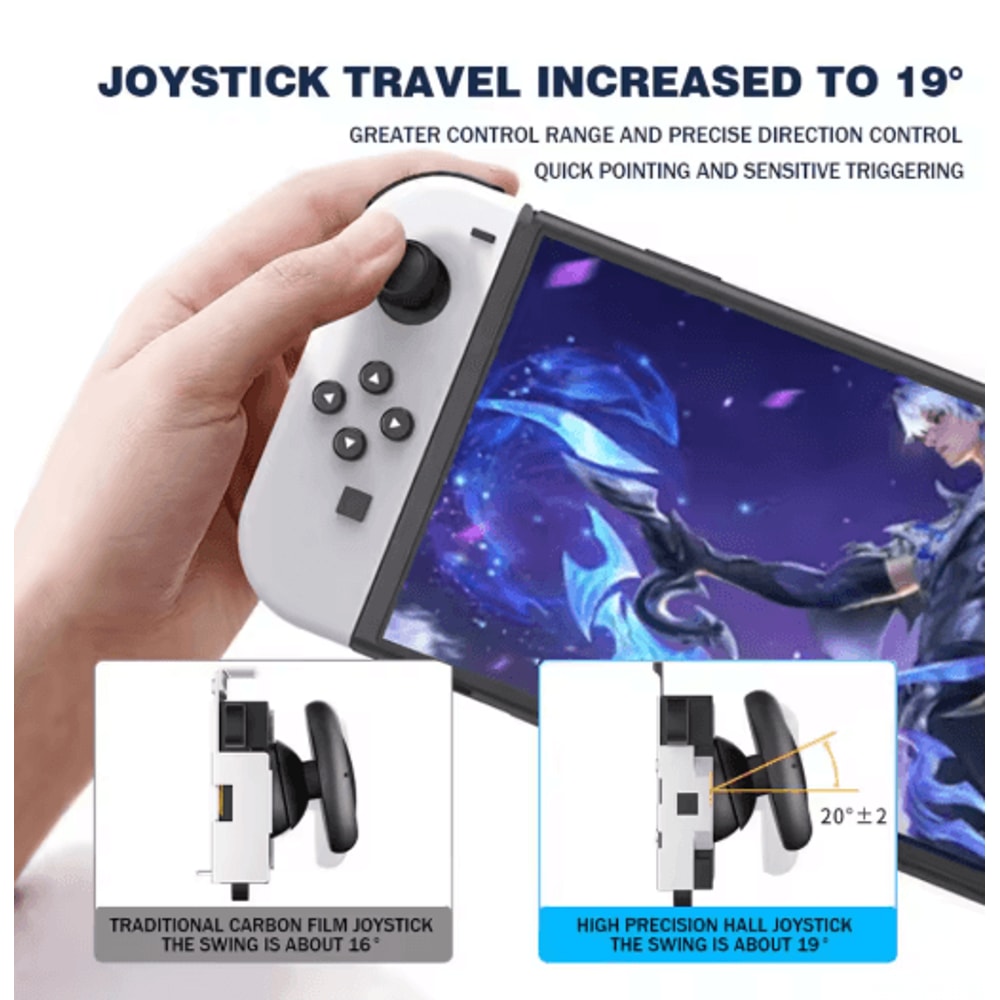 Replacement 3D Analog Joystick For Switch 2 Pack Thumb Stick Repair Parts For Joy Con Lite And OLED 7