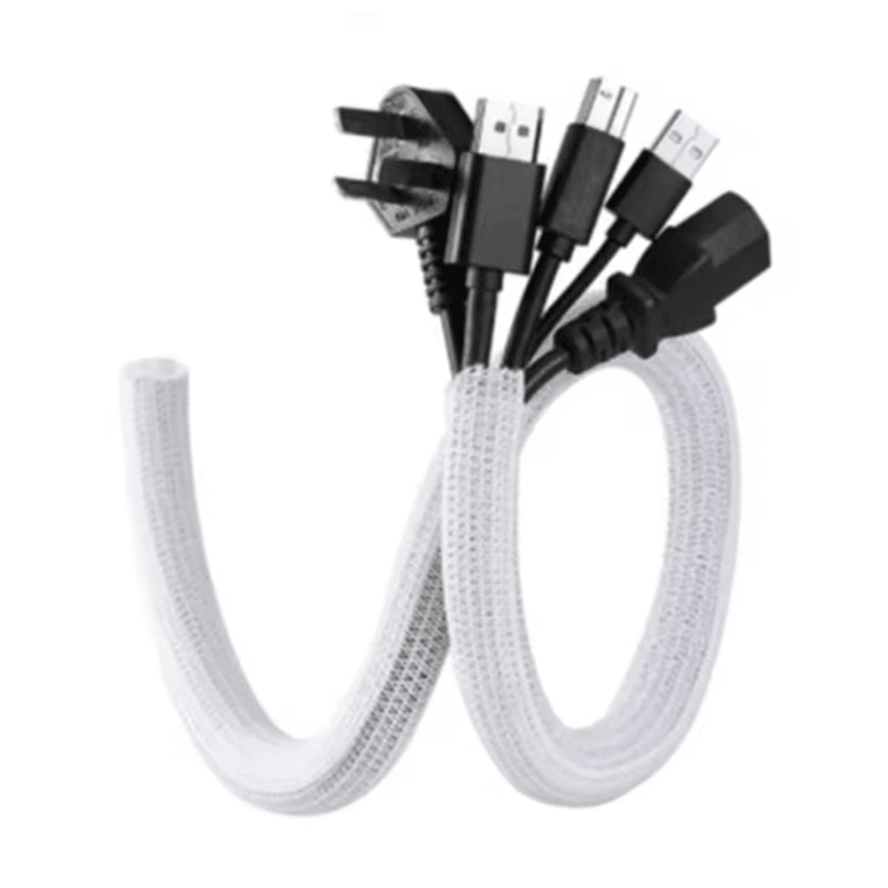 Expandable Braided Cable Sleeve PET Nylon Wire Mesh Protector For Cords And Wires 1