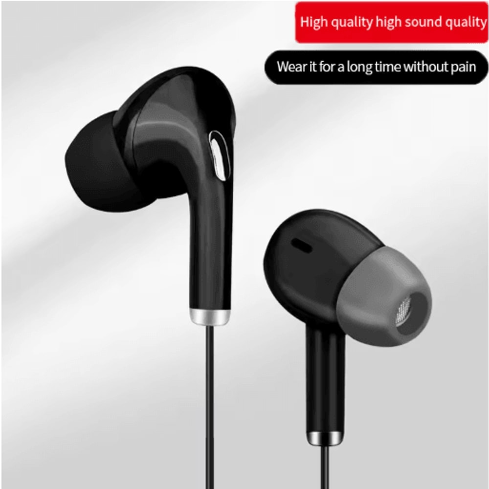 Universal Wired In Ear Earphones 35mm Stereo Headset For Gaming Sports And Daily Use 6