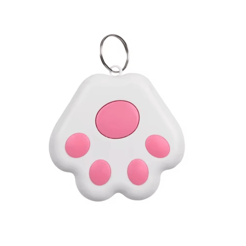Cat Paw Mini Tracker Tag Cute Anti Lost Locator For Pets Keys And Wallets 1