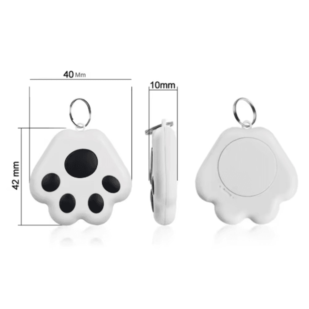 Cat Paw Mini Tracker Tag Cute Anti Lost Locator For Pets Keys And Wallets 9