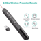 24GHz USB Presentation Remote Pen Wireless PPT Clicker With Pointer For Meetings And Teaching 6