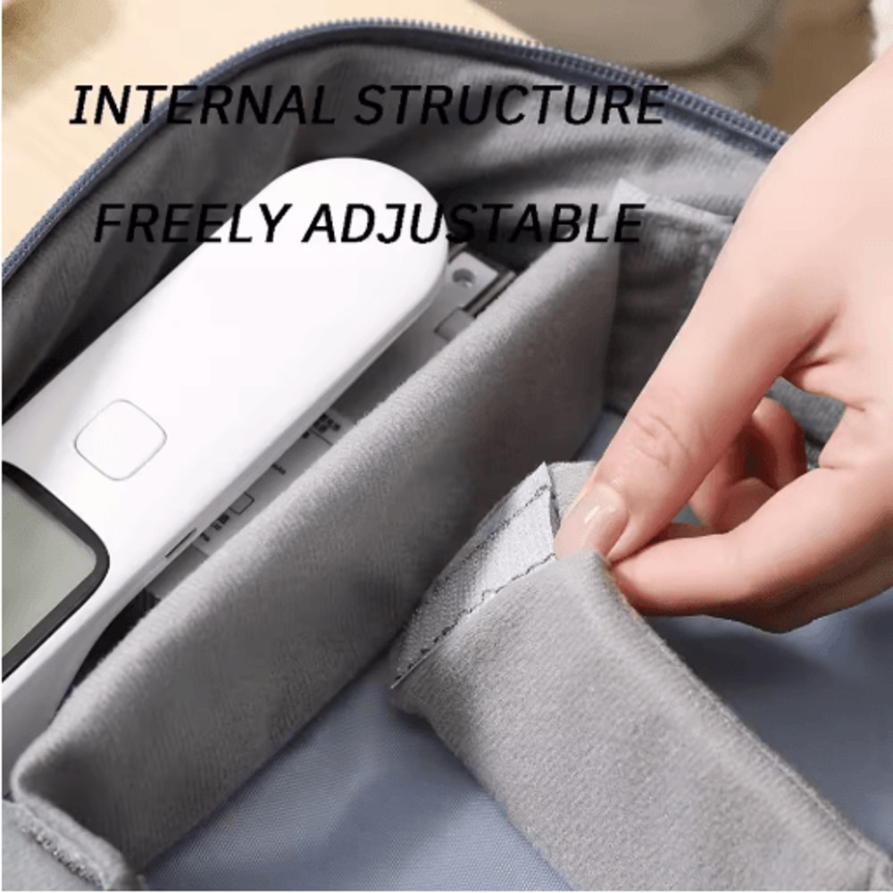 Portable Waterproof Cable Organizer Pouch Travel Storage Bag For USB Cables Chargers And Electronic 9