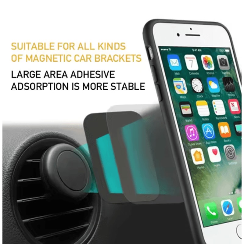 Magnetic Metal Plate For Car Phone Holder 1pc To 5pcs Universal Iron Sheet Sticker For Phone Mounts 0