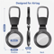 Luxury Metal Magnetic AirTag Holder Anti Lost Protective Case For Keys And Pet Collars 8