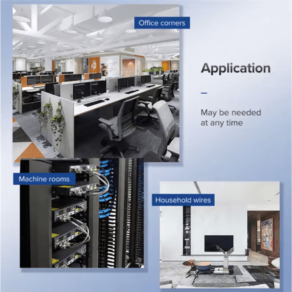 Flexible Cable Organizer Tape 1m To 5m Wire Winder And Cord Management Protector 4