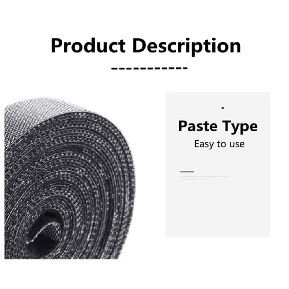 Flexible Cable Organizer Tape 1m To 5m Wire Winder And Cord Management Protector 7