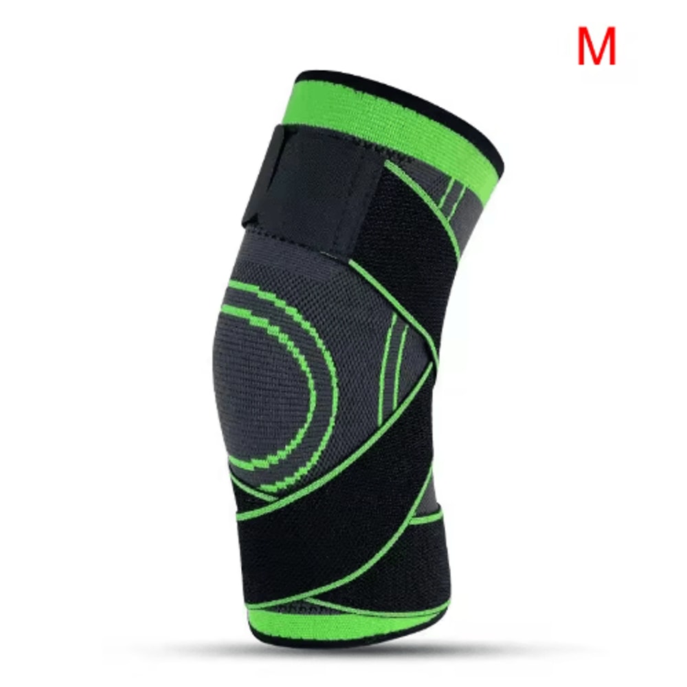 Pressurized Elastic Sports Knee Pad For Men Compression Knee Support Brace 2