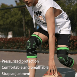 pressurized elastic sports knee pad for men – compression knee support brace