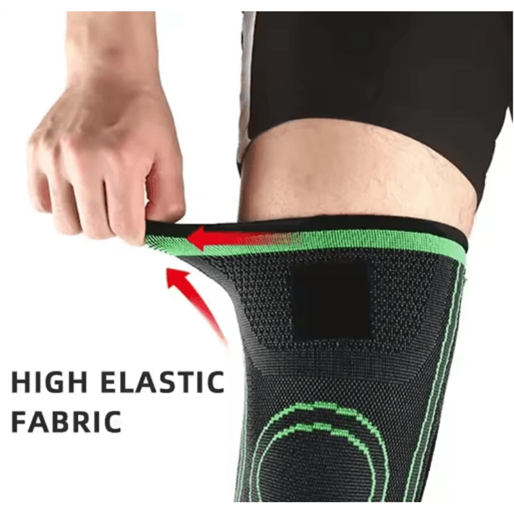Pressurized Elastic Sports Knee Pad For Men Compression Knee Support Brace 11