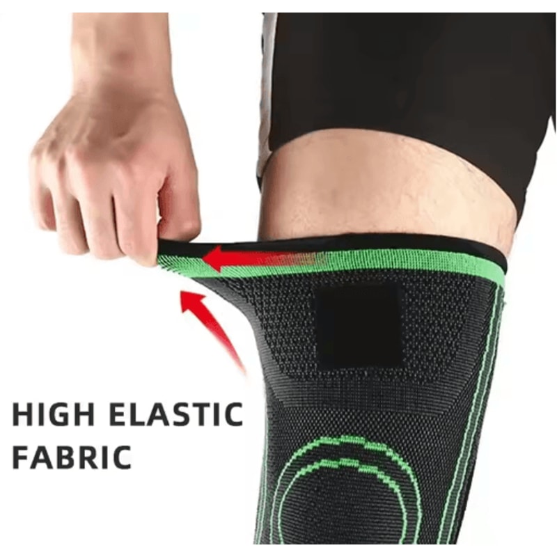 Pressurized Elastic Sports Knee Pad For Men Compression Knee Support Brace 11