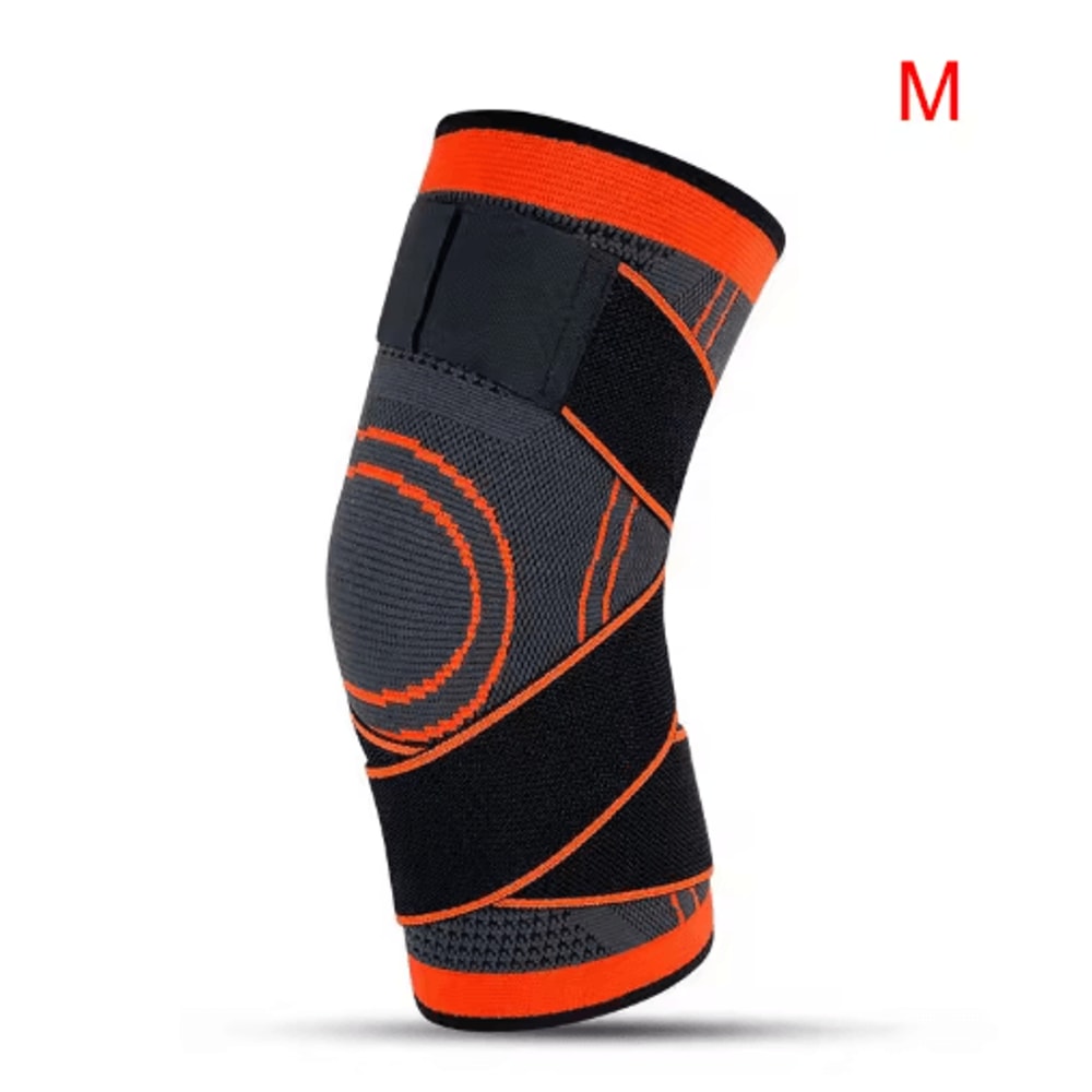 Pressurized Elastic Sports Knee Pad For Men Compression Knee Support Brace 4