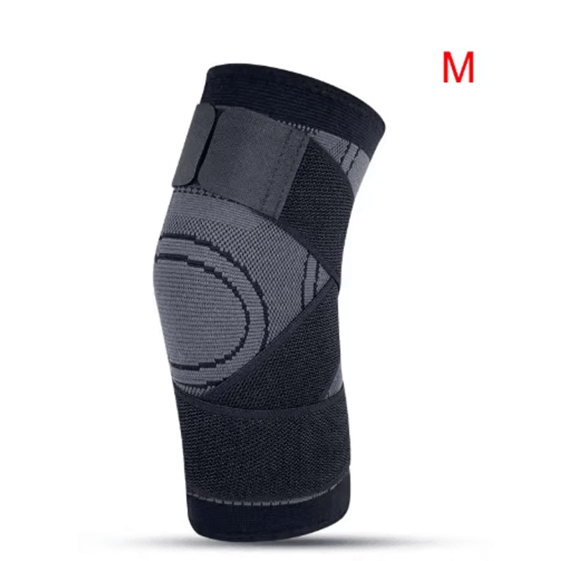 Pressurized Elastic Sports Knee Pad For Men Compression Knee Support Brace 7