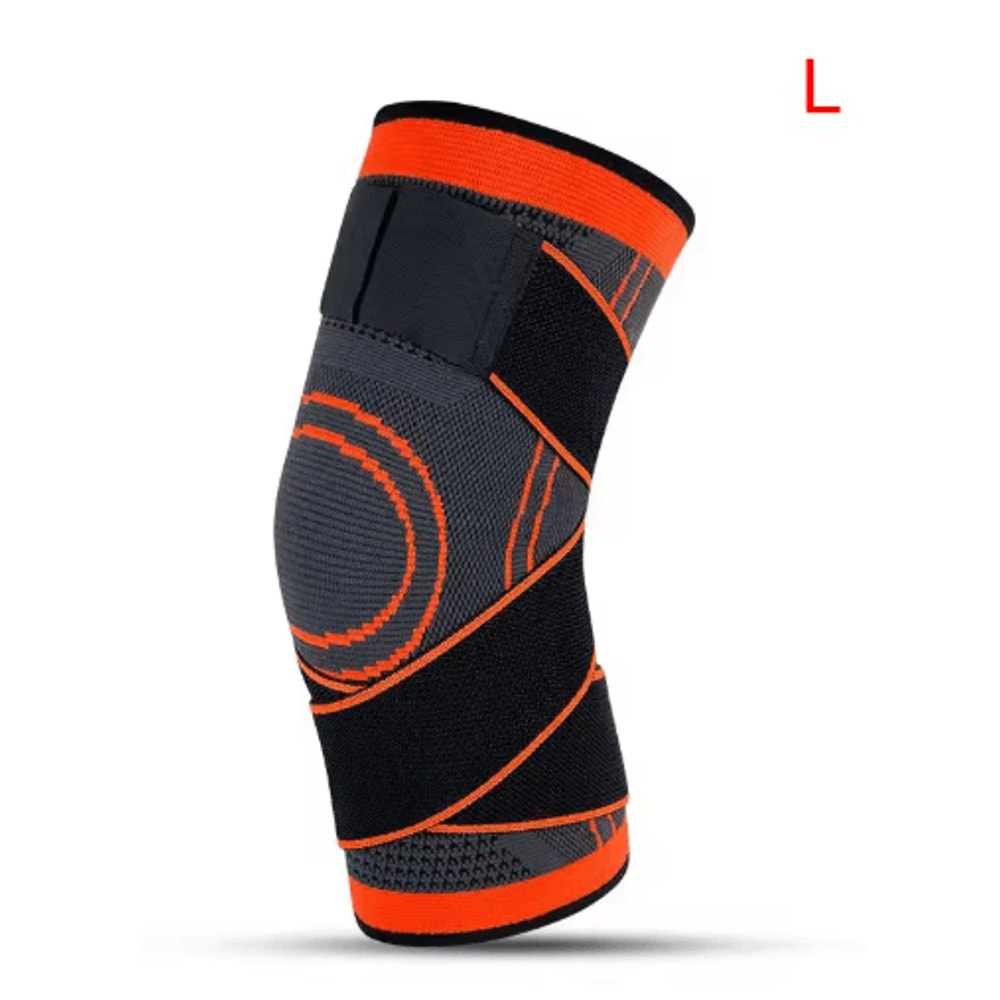 Pressurized Elastic Sports Knee Pad For Men Compression Knee Support Brace 9