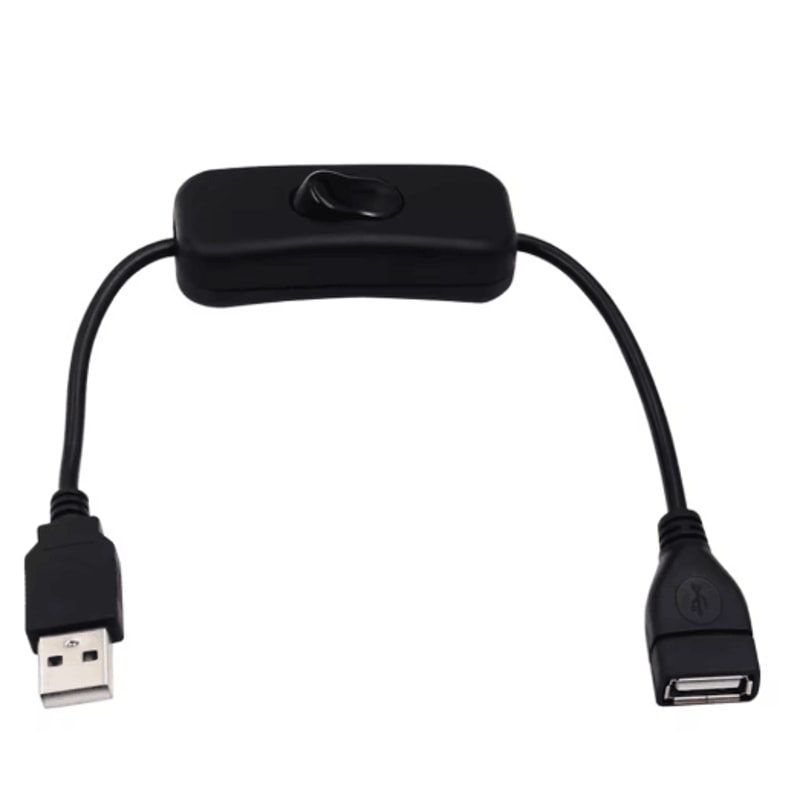 USB Switch Extension Cable 28cm OnOff Power Control For USB Devices 1