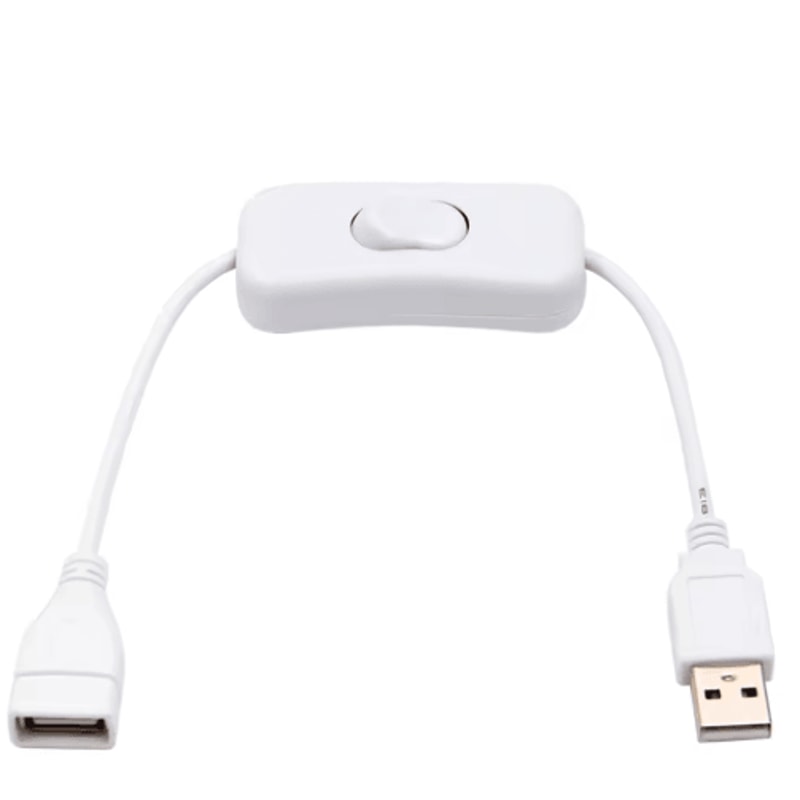 USB Switch Extension Cable 28cm OnOff Power Control For USB Devices 2