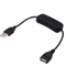 USB Switch Extension Cable 28cm OnOff Power Control For USB Devices 3