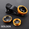 3in1 Smartphone Camera Lens Kit Fisheye Wide Angle Macro ClipOn Lens 4