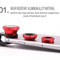 3in1 Smartphone Camera Lens Kit Fisheye Wide Angle Macro ClipOn Lens 7