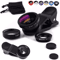 3in1 Smartphone Camera Lens Kit Fisheye Wide Angle Macro ClipOn Lens 0