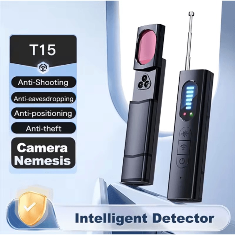AntiSpy Signal Detector Intelligent RF Infrared GPS Bug Scanner 6