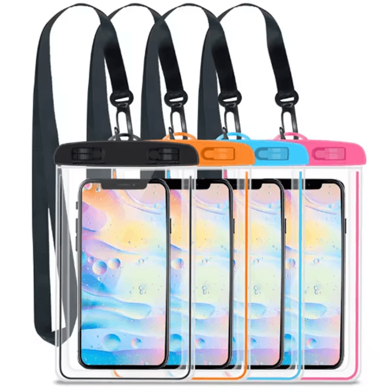 Sealed Waterproof Phone Pouch Underwater Dry Bag Case With Strap 0