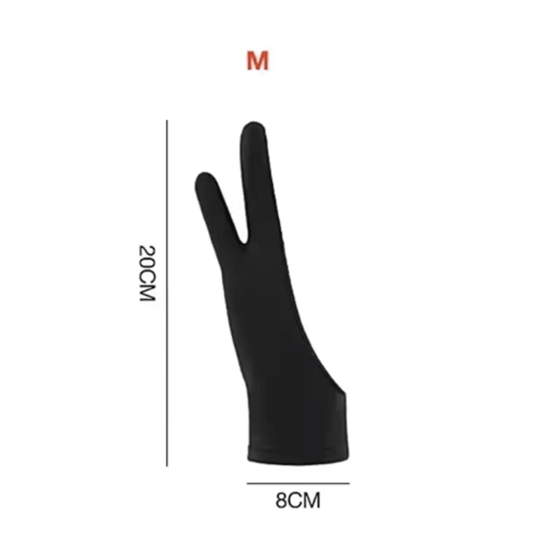 TwoFinger Drawing Glove AntiTouch AntiFouling Glove For Tablets 5