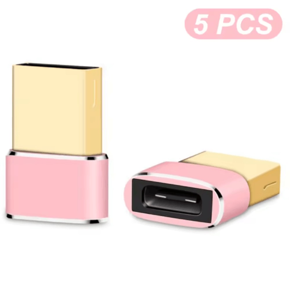 USB 20 To USBC Adapter 15 Pcs TypeC Female To USBA Male OTG Converter 3