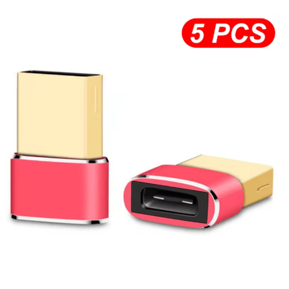 USB 20 To USBC Adapter 15 Pcs TypeC Female To USBA Male OTG Converter 4