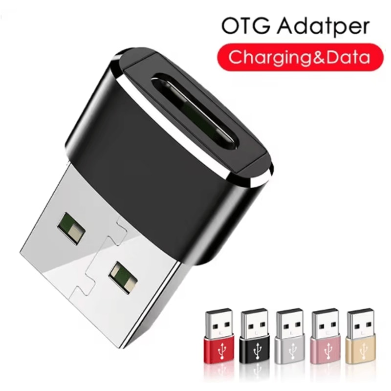 USB 20 To USBC Adapter 15 Pcs TypeC Female To USBA Male OTG Converter 0