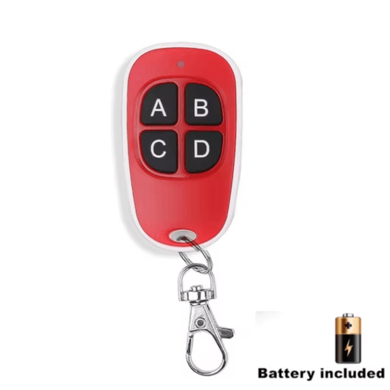 433MHz Copy Remote Control 4Key RF Garage Gate Opener Duplicator 3